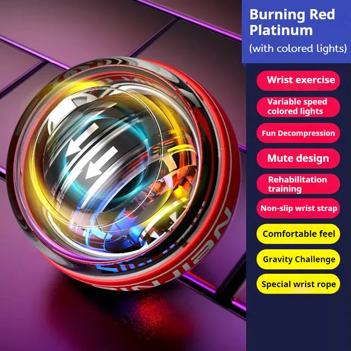 BowLift | LED Wrist Strengthening Gyro Ball