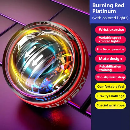 BowLift | LED Wrist Strengthening Gyro Ball