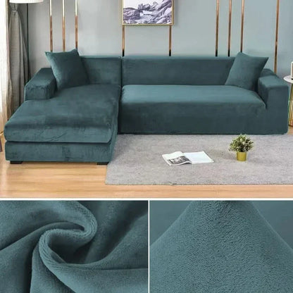 Skanto | PlushFit - High-Quality Stretch Velvet Sofa Cover