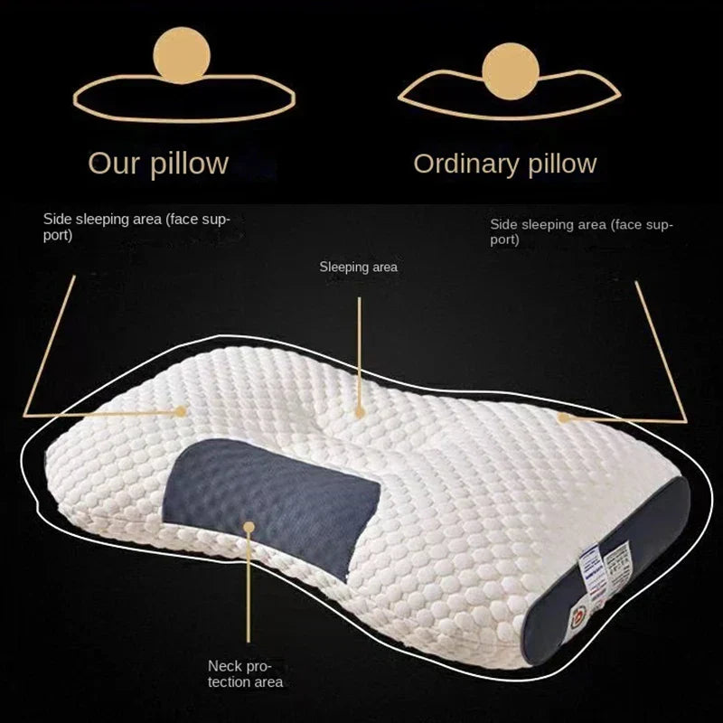 Skanto | Orthopedic Neck Pillow with Reverse Traction for Patients, 48 x 74 cm
