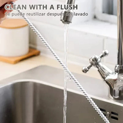 BowLift | Drainova Pipe Cleaner Brush | Flexible & Reusable | For Bathroom & Kitchen | 45–65 cm