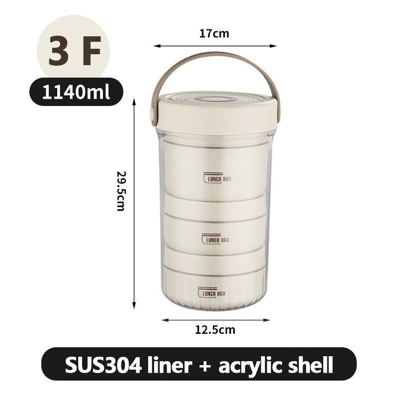 BowLift | Stackable Leak-Proof Thermal Lunch Box