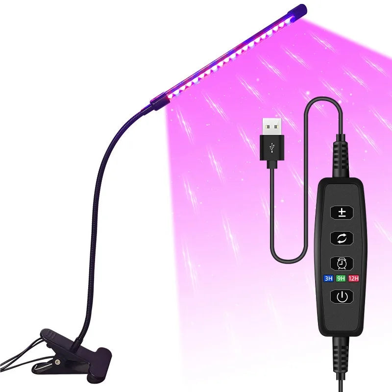BowLift | LumiPlant LED Plant Light | USB Grow Light | 1–4 Heads | Dimmable with Timer