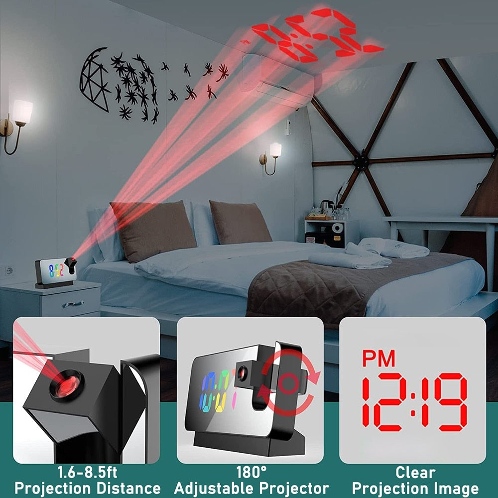 Skanto | LED Digital Projection Alarm Clock