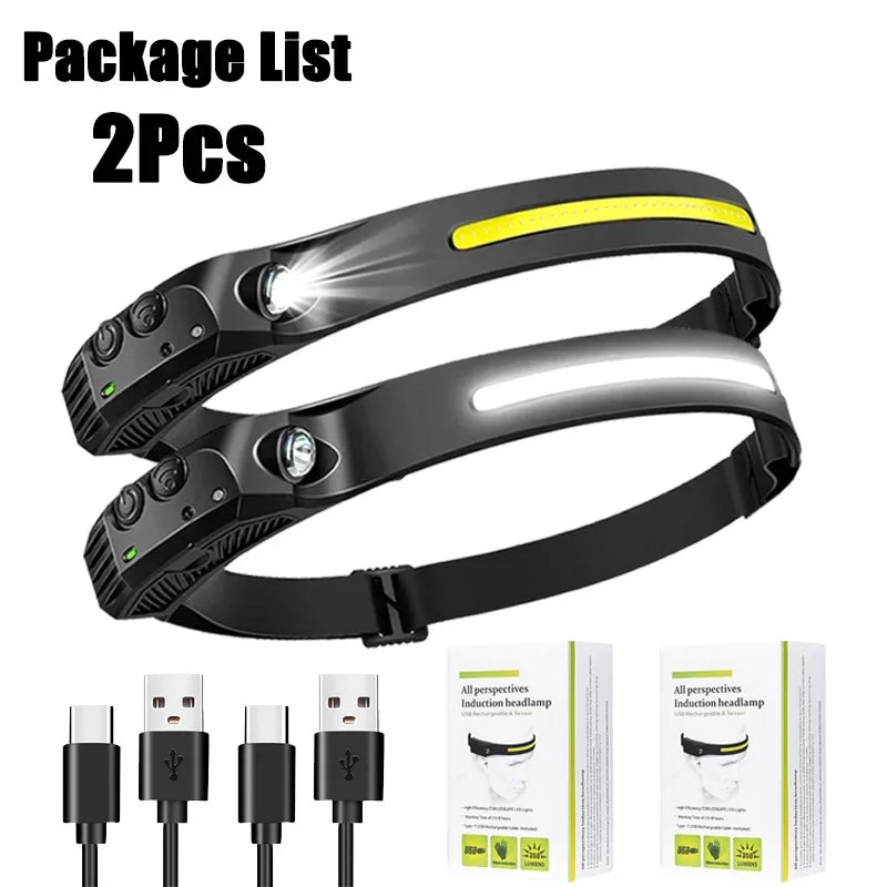 BowLift | Rechargeable LED Emergency Headlamp – Hands-Free Light During Power Outage