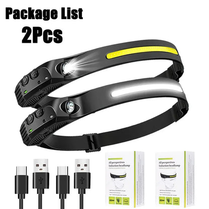 BowLift | Rechargeable LED Emergency Headlamp – Hands-Free Light During Power Outage