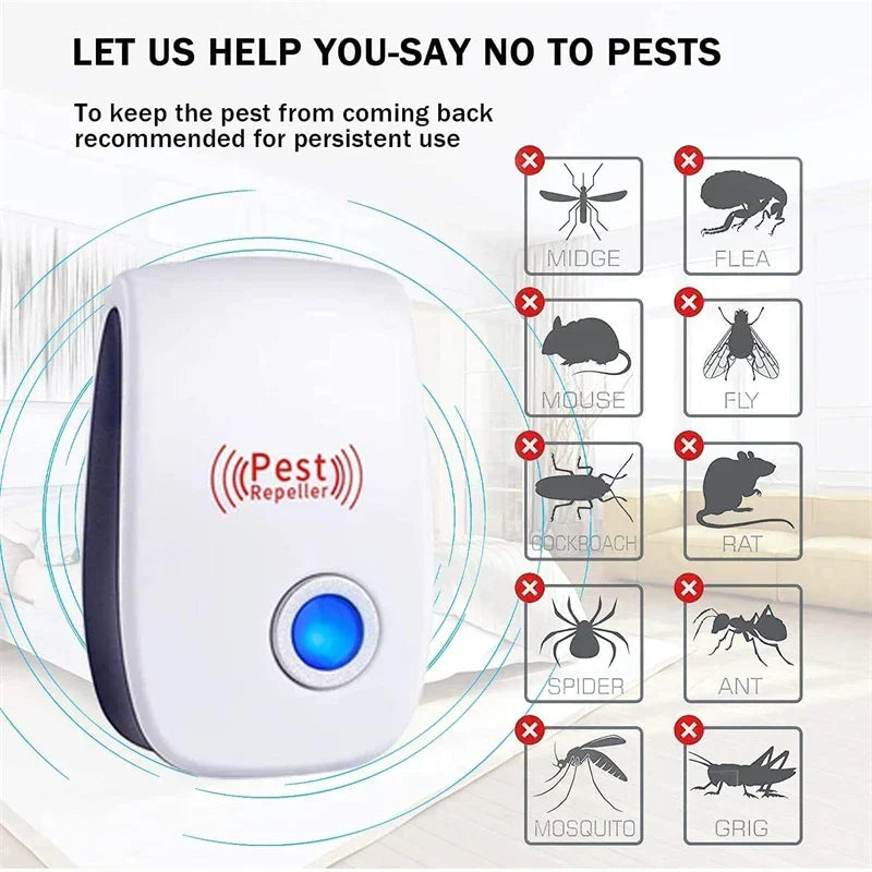 Skanto | Pest Control, Ultrasonic, Mice, Cockroaches, Insects, Rats, Spiders, Mosquitoes, Home Pest Control, Household, Unwanted Animals