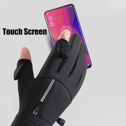 BowLift | FrostGrip | Winter gloves with foldable fingertips | Waterproof, Windproof & Touchscreen-compatible | M–XL