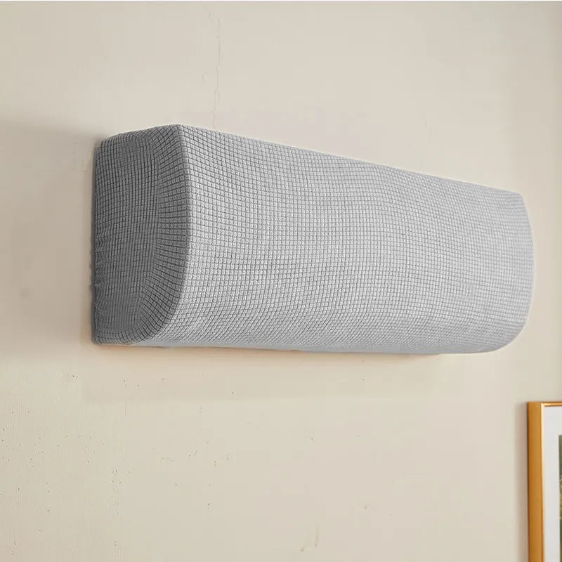 Skanto | Polar Fleece Air Conditioner Cover: Wall-Mounted Dustproof Protection, Easy-Clean Polyester AC Cover for Home Use