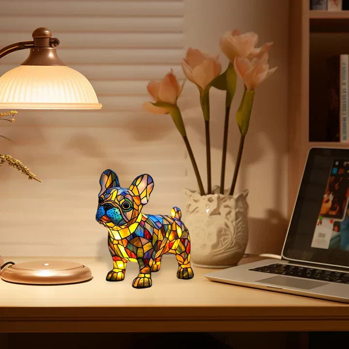 Lumidog Handmade Illuminating Dog Lamp – Ambient Lighting and Gift | Bowlift