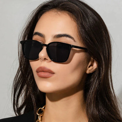 Skanto | Vintage Square Sunglasses Mirror Retro Shade for Women
