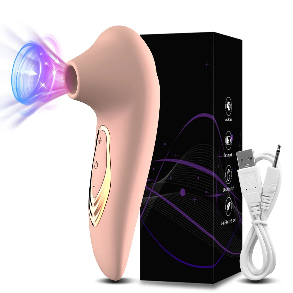 Skanto | Powerful Sucker Clitoral Stimulator - Female Clitoral Nipple Oral Vacuum Stimulator - Adult Sex Toy for Women
