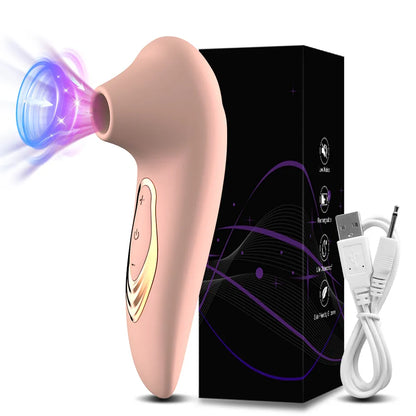 Skanto | Powerful Sucker Clitoral Stimulator - Female Clitoral Nipple Oral Vacuum Stimulator - Adult Sex Toy for Women