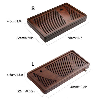 Skanto | Bamboo Solid Wood Tea Ceremony Tray