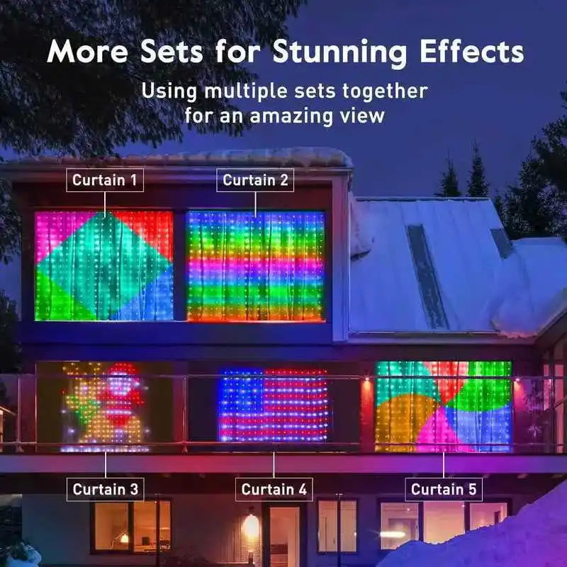 Skanto | Smart LED Curtain String Lights