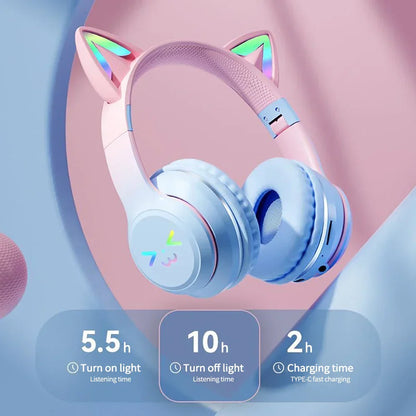 Skanto | RGB Foldable Bluetooth Headphones