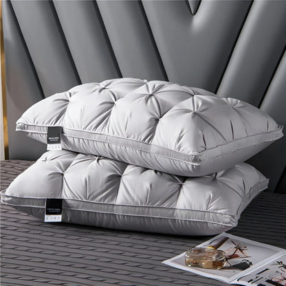 Hotel Pillow with Down Filling - Luxurious and Comfortable | Modern Design for Bedroom and Living Room | Skanto