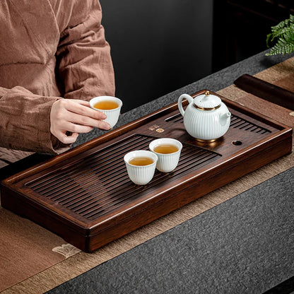 Skanto | Bamboo Solid Wood Tea Ceremony Tray