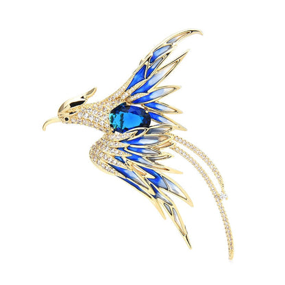 Skanto | Colorful Flying Bird Brooches