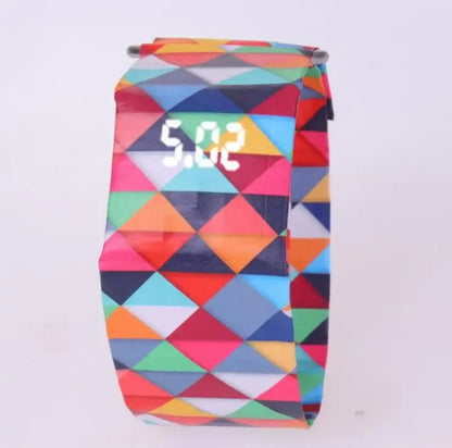 BowLift | Trendy Wrap Digital Paper Watch