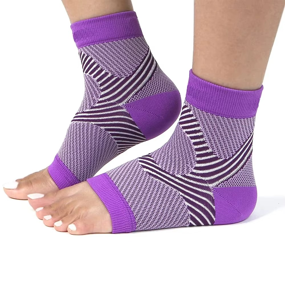 Night compression socks for Plantar Fasciitis with heel and arch support