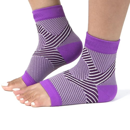 Night compression socks for Plantar Fasciitis with heel and arch support