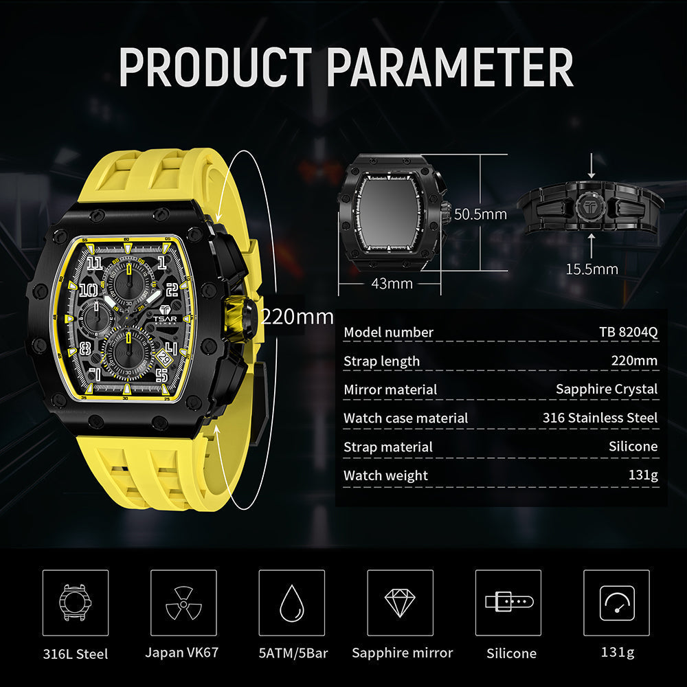 Luxury chronograph watch Bowlift