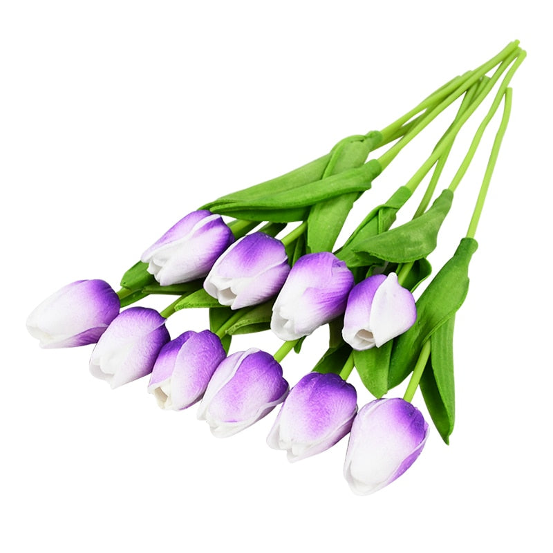 Skanto | Artificial Tulip Bouquet, Decoration (10 Pieces)