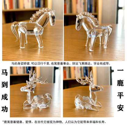 Kalsten | Super cute animal crystal ball figures