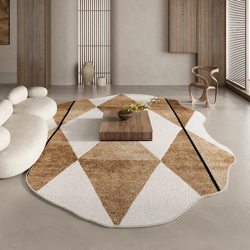Skanto | Irregular Area Rug for Bedroom and Living Room Carpet