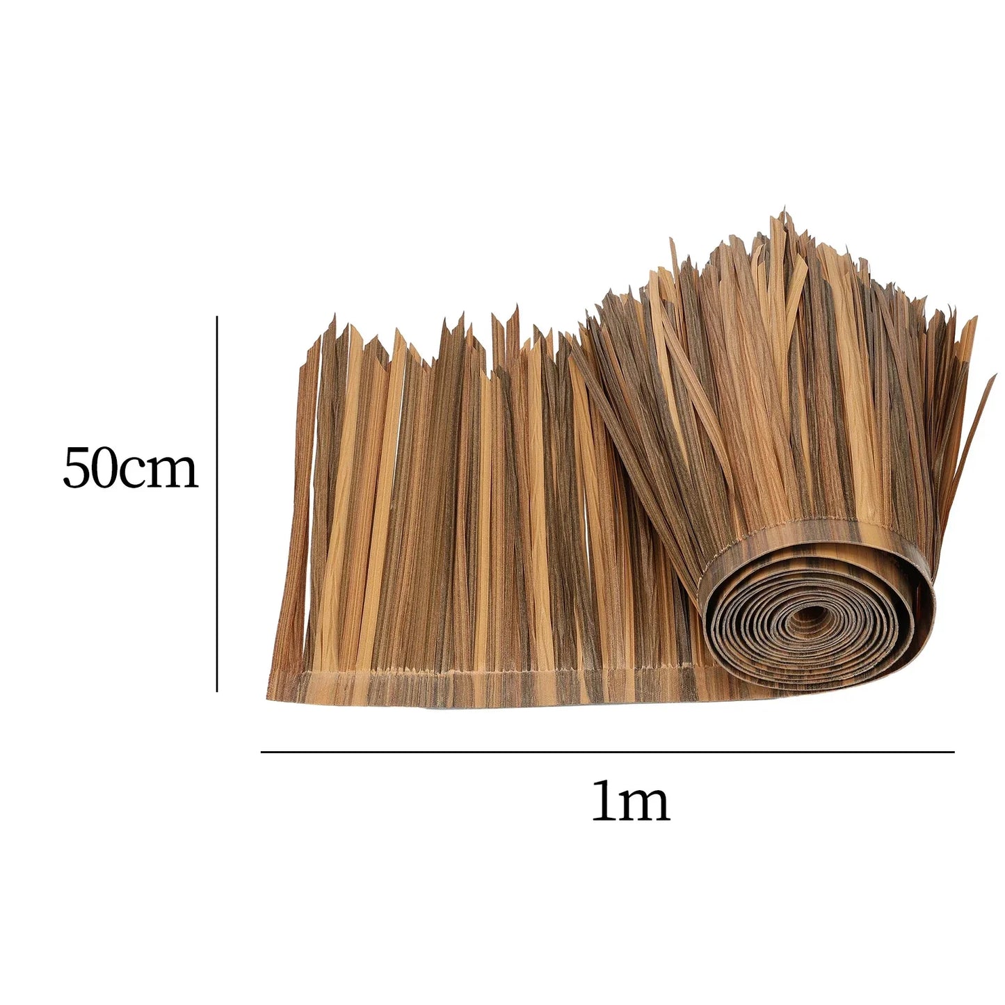 Brehn | TROPISHIELD Artificial Palm Thatch | UV-resistant & weatherproof | 100×50 cm | For DIY roofs, parasols, Tiki bars & garden sheds