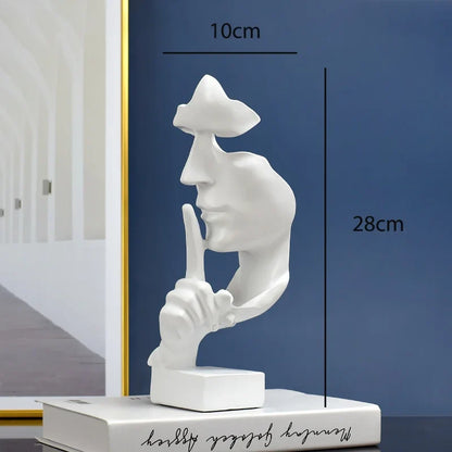 Silent Thinker Abstract Face Home Decor | Karnz