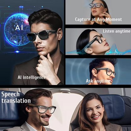 BowLift | Smart Camera Glasses with Photo, Video, AI Translation & Bluetooth Audio