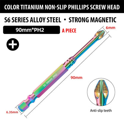 BowLift | Magnetic Titanium Impact Anti-Slip Screw Head