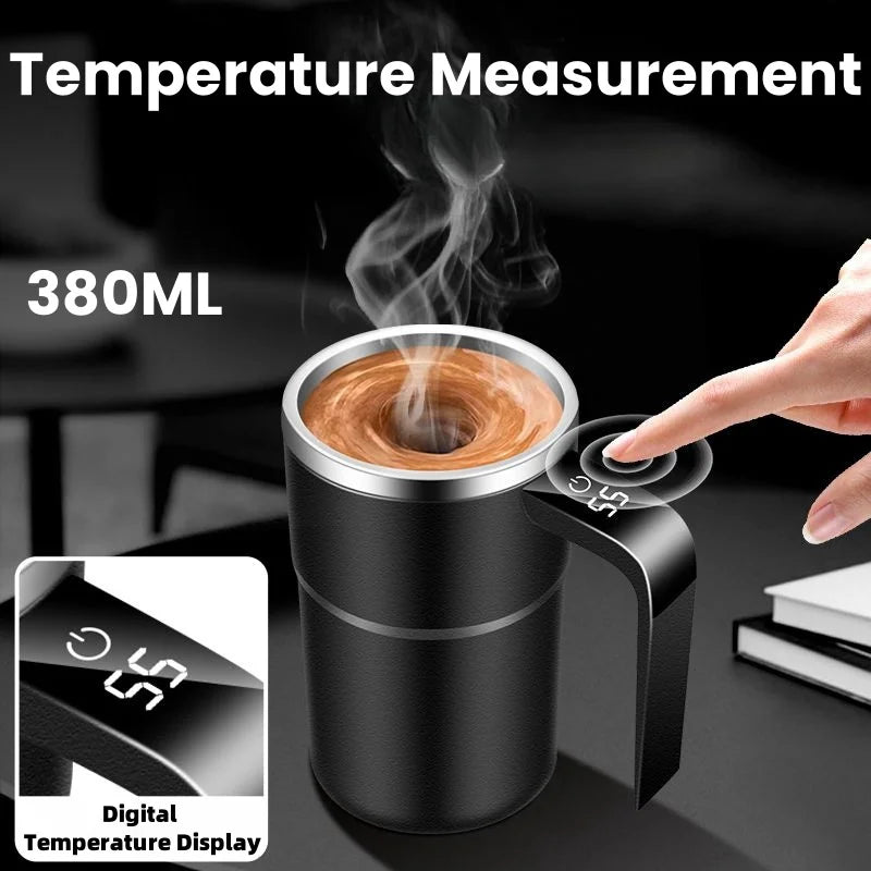 Skanto | Digital Temperature Display Self Stirring Mug