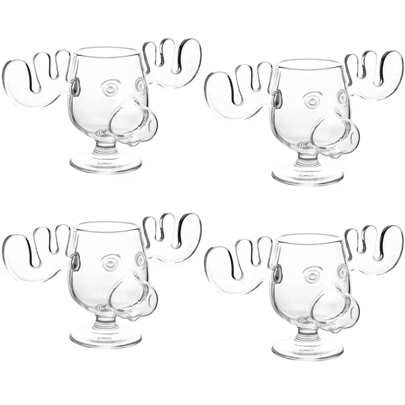 Skanto | Nordic Antler Novelty Drinking Glass