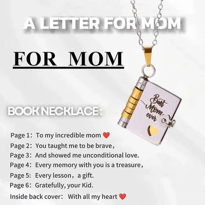 BowLift | Memory Book Hanger Necklace – Symbolic Jewelry with Loving Message