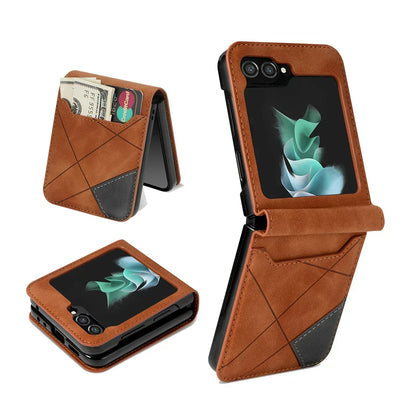 Skanto | Leather Wallet Case for Samsung Galaxy Z Flip Series