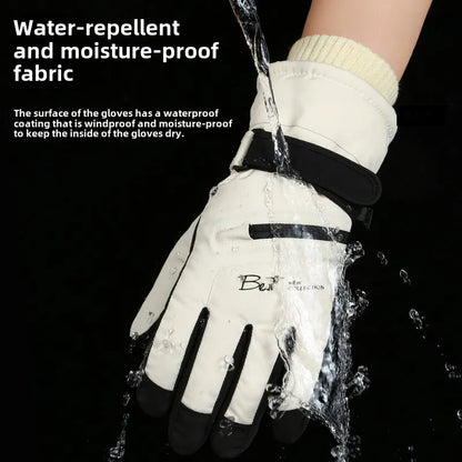 BowLift | GlacioShield Pro Gloves | Waterproof Winter Gloves | Touchscreen & Non-Slip | Warm Fleece Lining for Skiing, Cycling & Outdoor