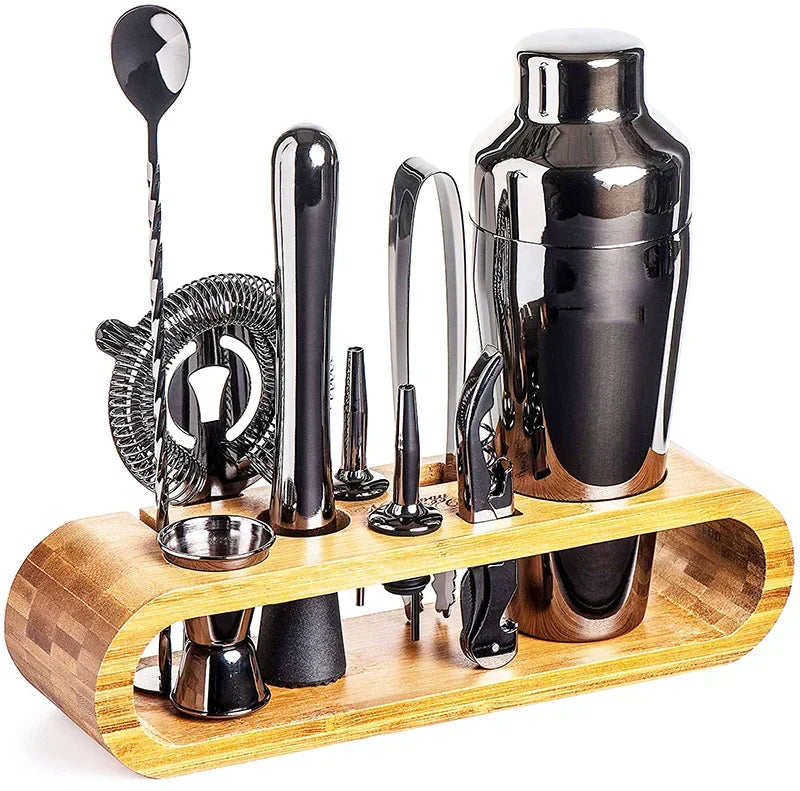 Skanto Metal Bar Set | Elegant Cocktail and Bartender Set | Perfect Drinks Easy to Make
