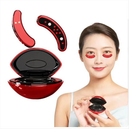 BowLift | Mini Eye Massager with EMS Microcurrent and Gentle Heat Therapy for Dark Circles and Wrinkle Care