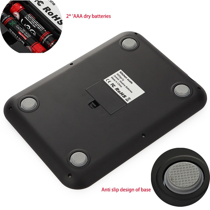 Waterproof kitchen scale