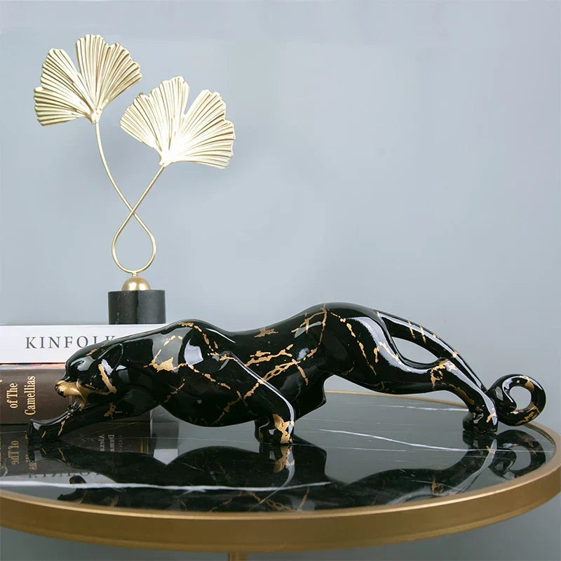 Elegant Jaguar Stone Sculptor