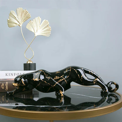 Elegant Jaguar Stone Sculptor