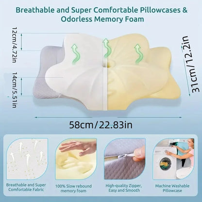 Skanto | Ergonomic Memory Foam Pillow