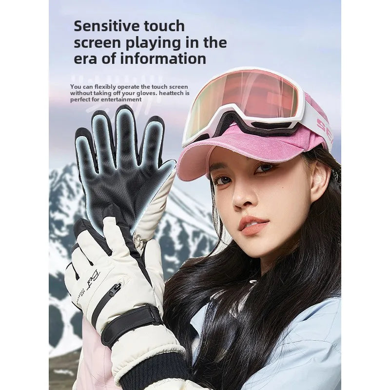BowLift | GlacioShield Pro Gloves | Waterproof Winter Gloves | Touchscreen & Non-Slip | Warm Fleece Lining for Skiing, Cycling & Outdoor