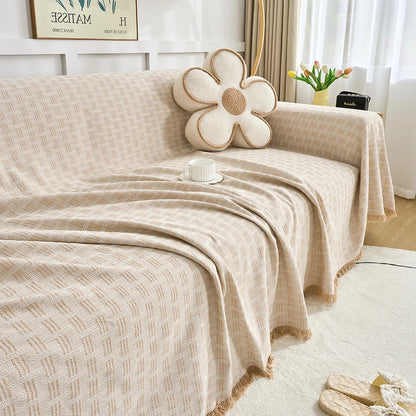 BowLift | Sofa blanket throw | Reversible design & Extra large | Easy care & Scratch resistant | CasaLunea