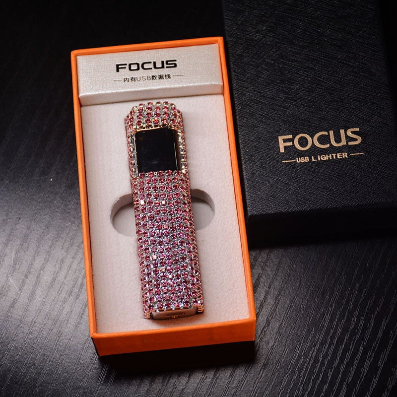 BowLift | Sparkle Stone Rhinestone Rechargeable Portable Lighter