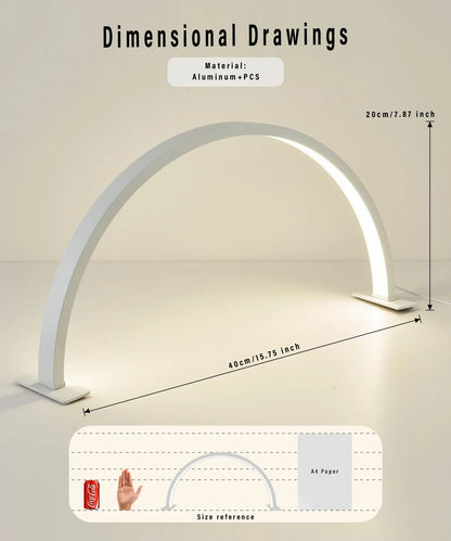 BowLift | LUNAIL LED Nail Lamp | Half-Moon Design | USB | For Nail Studio & Home