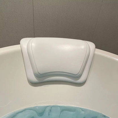 HydroLuxe Non-Slip Bath Cushion with Silicone Foam & PU Cover Bowlift